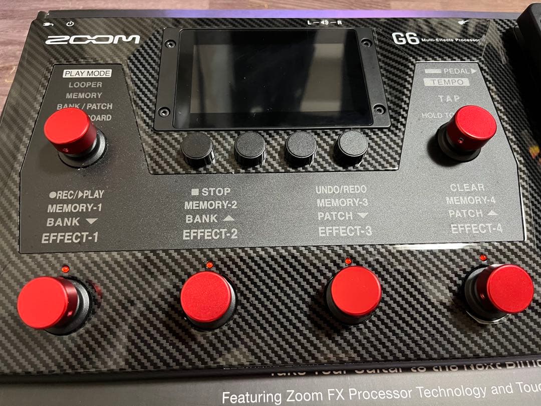 美品】今日中限定値下Zoom G6 マルチエフェクタースイッチハットSD