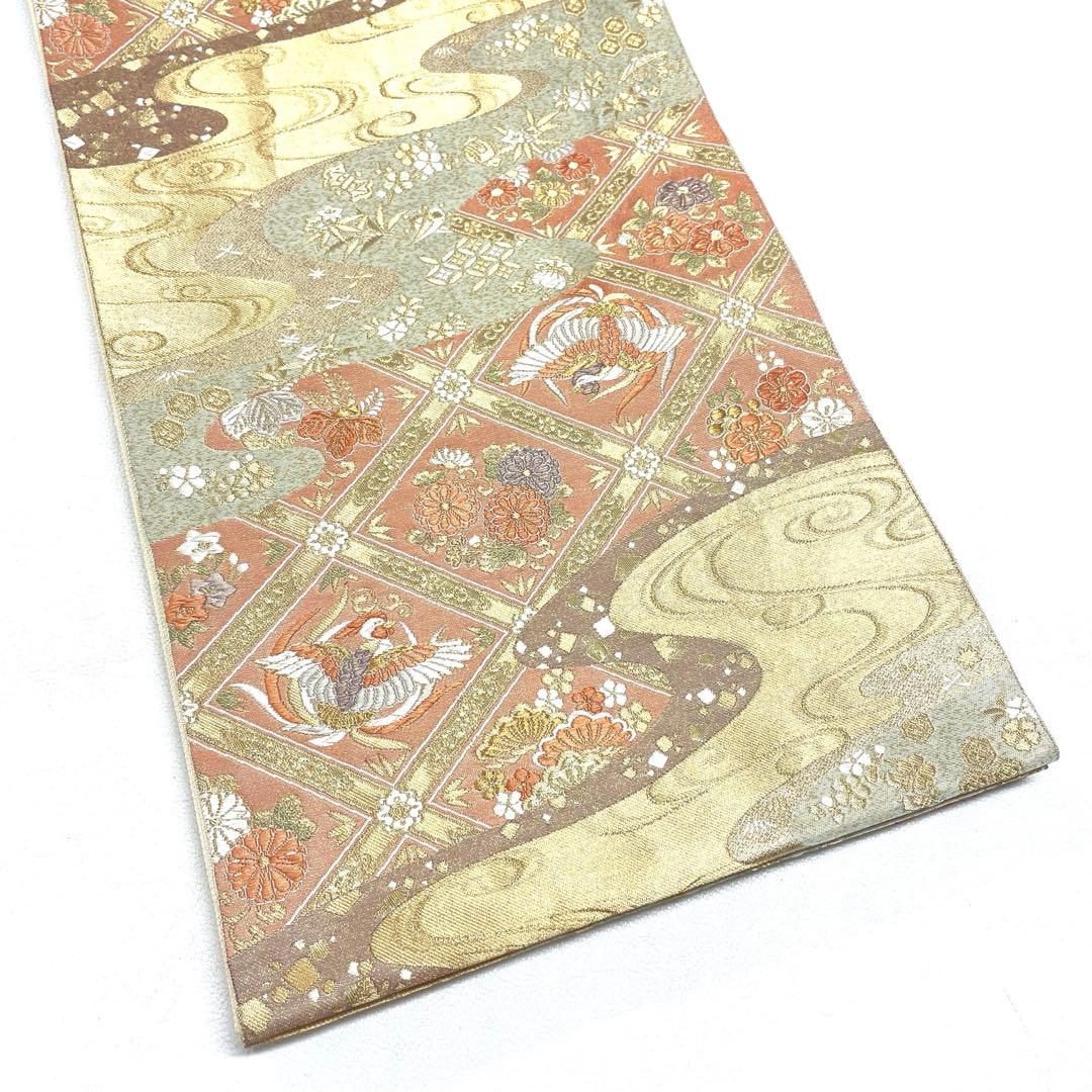 専用 P8715 ○高級 正絹 唐織 六通 袋帯 宝尽くし - メルカリ