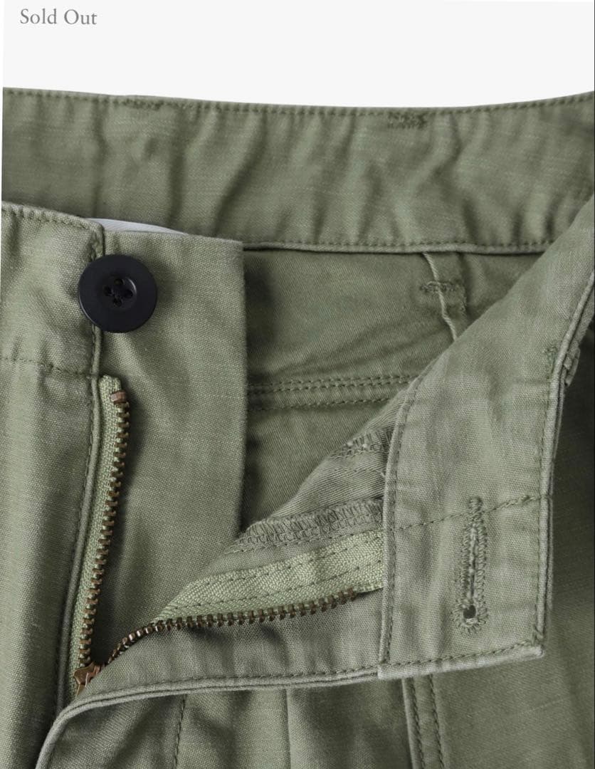 ロンハーマン ワイド ミリタリーパンツ XS ネイビー - メルカリ