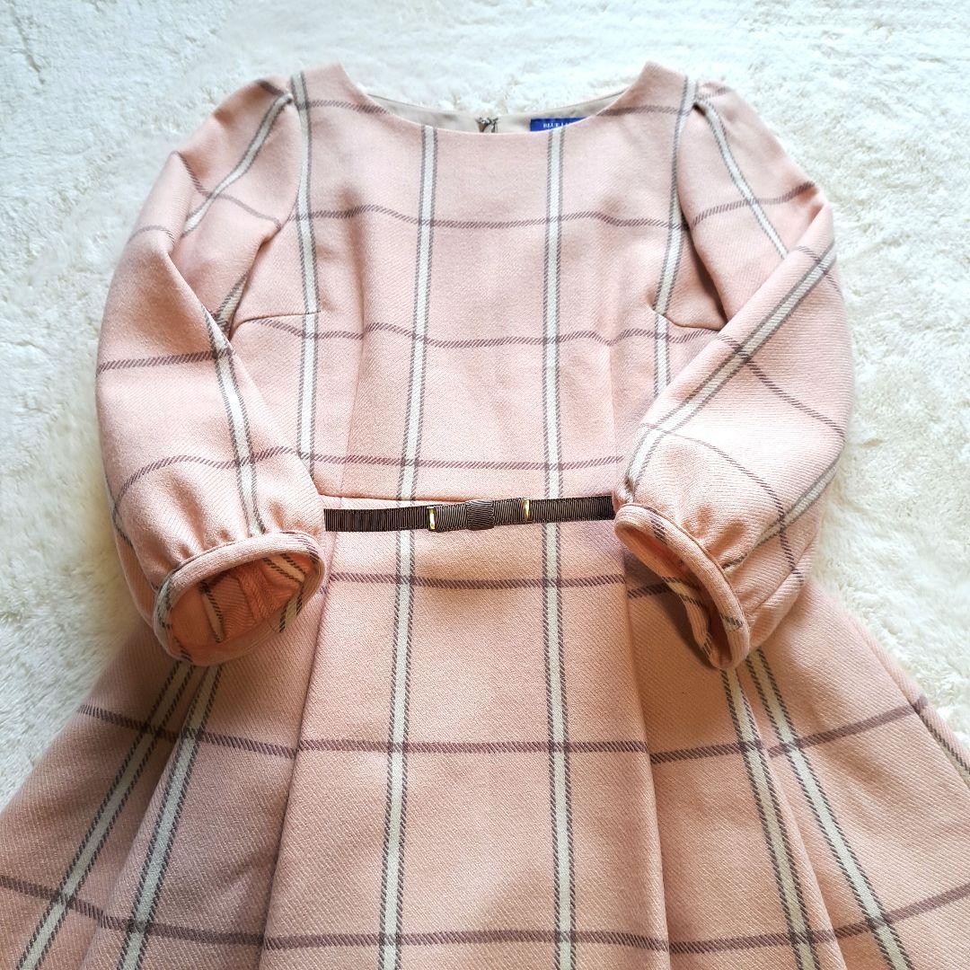 ✨超美品✨可愛い✨ブルーレーベルクレストブリッジベルト付きウール