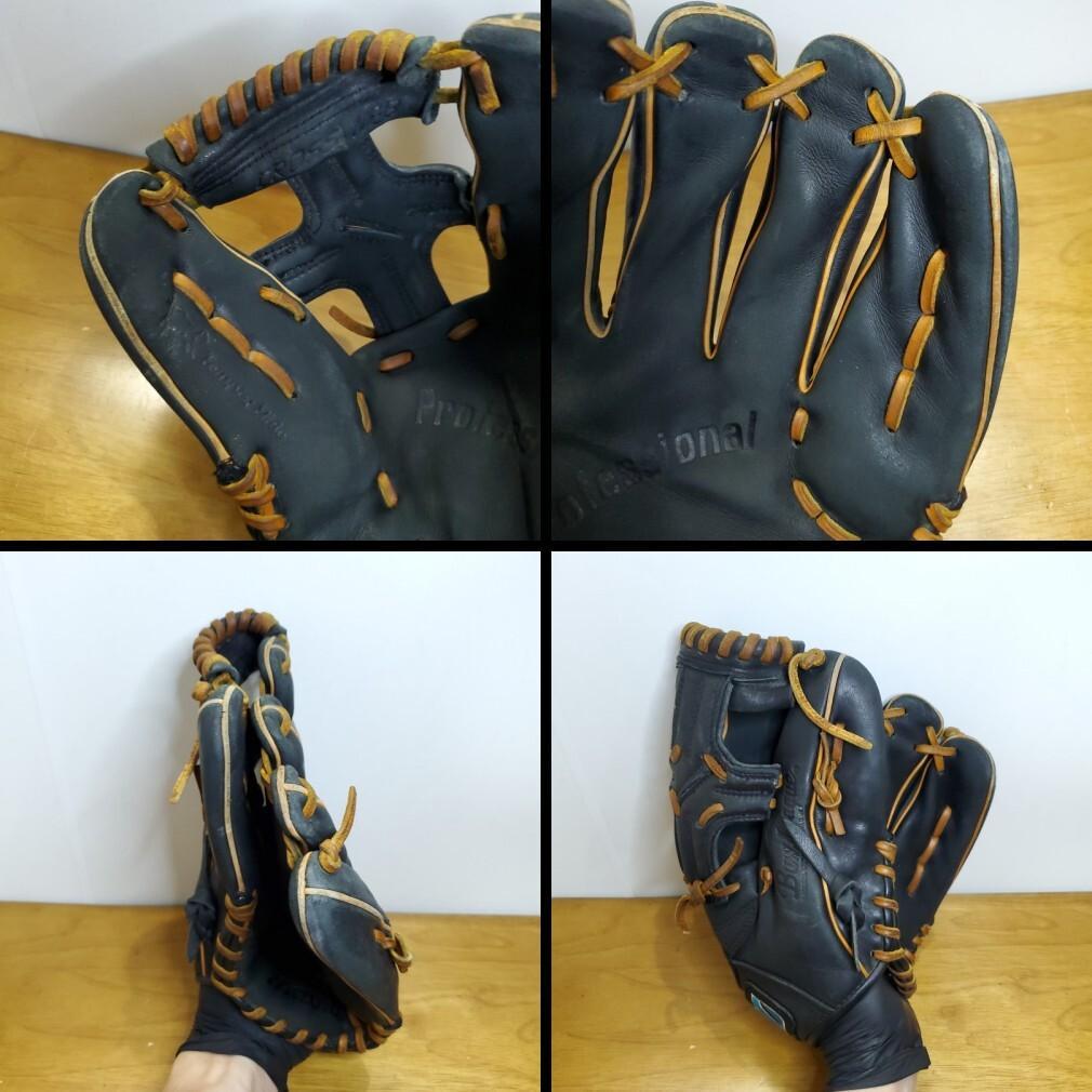 ミズノ 松井秀喜モデル ゴジラ型ウェブ Mラベル 児童用 外野用 軟式