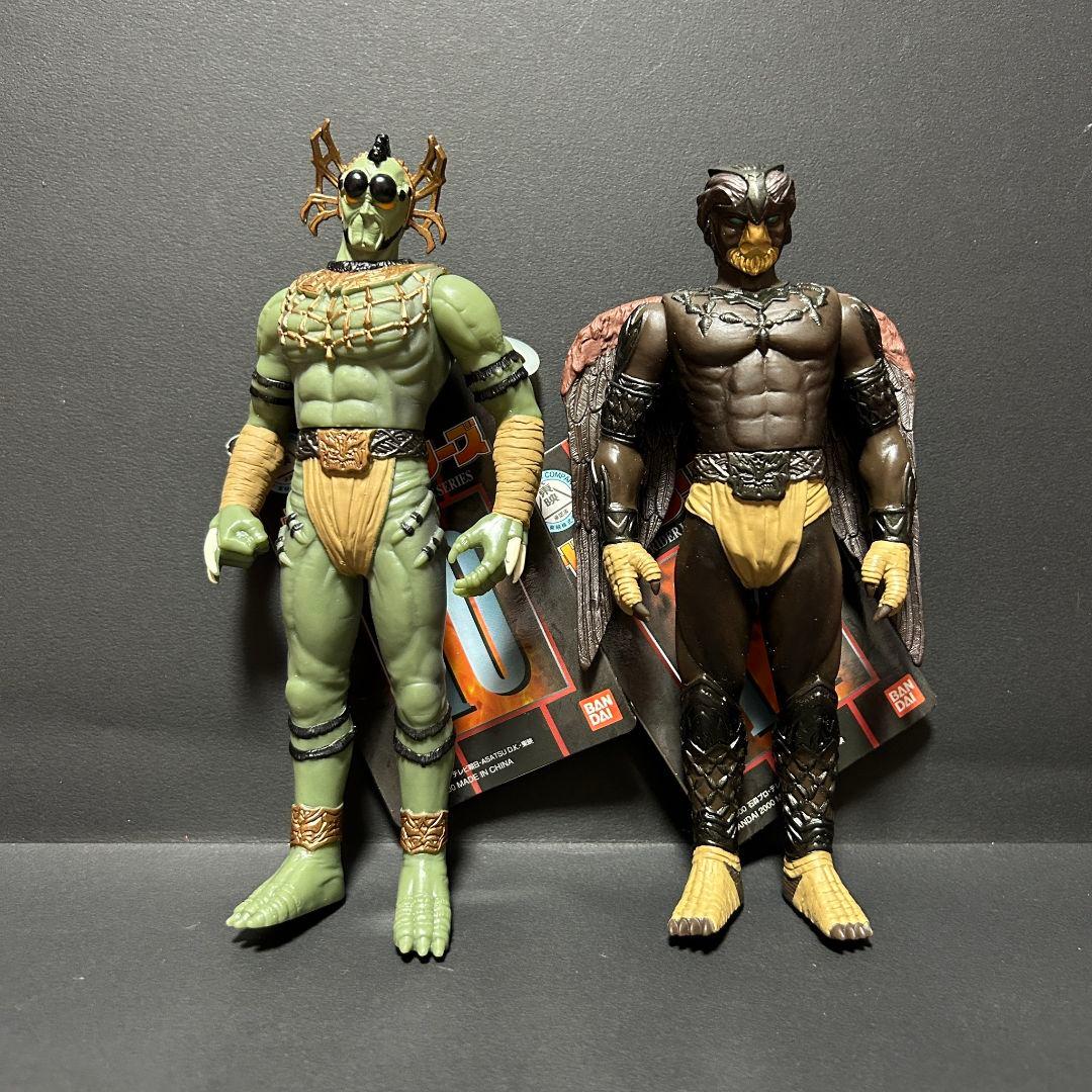 仮面ライダークウガ 怪人 ソフビ 9体セット タグ付き - メルカリ
