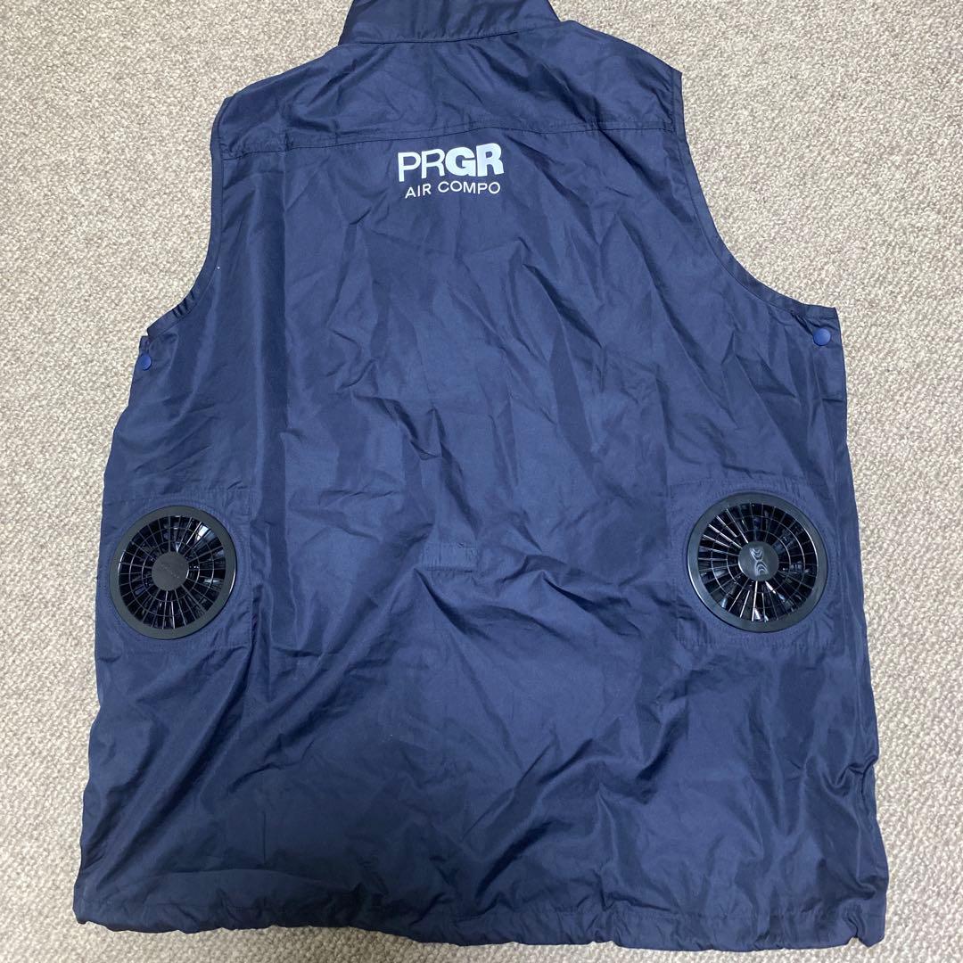 PRGR AIR COMPO ファン付きベスト　空調服 直営店限定販売】【暑さ対策ウェア】PRGR AIR COMPO ベストタイプ