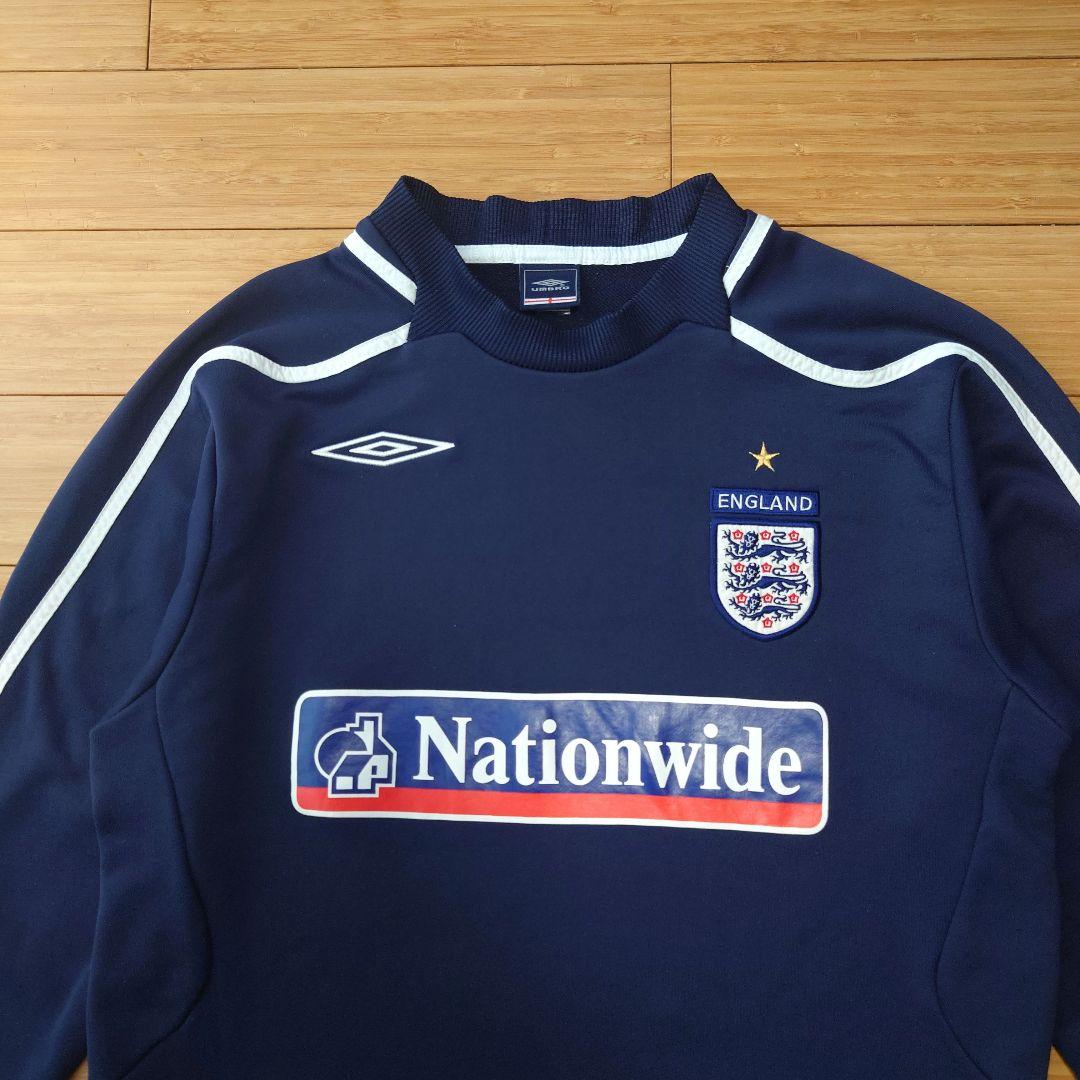 UMBRO×イングランド代表 ピステ ドリルトップ プルオーバー スウェット L