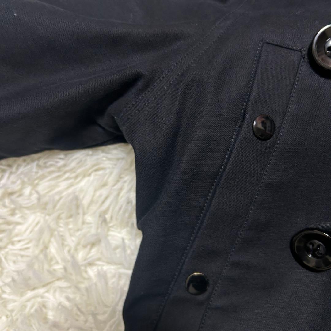 ラッドミュージシャン モッズコート N3-B ファー ブラック サイズ42