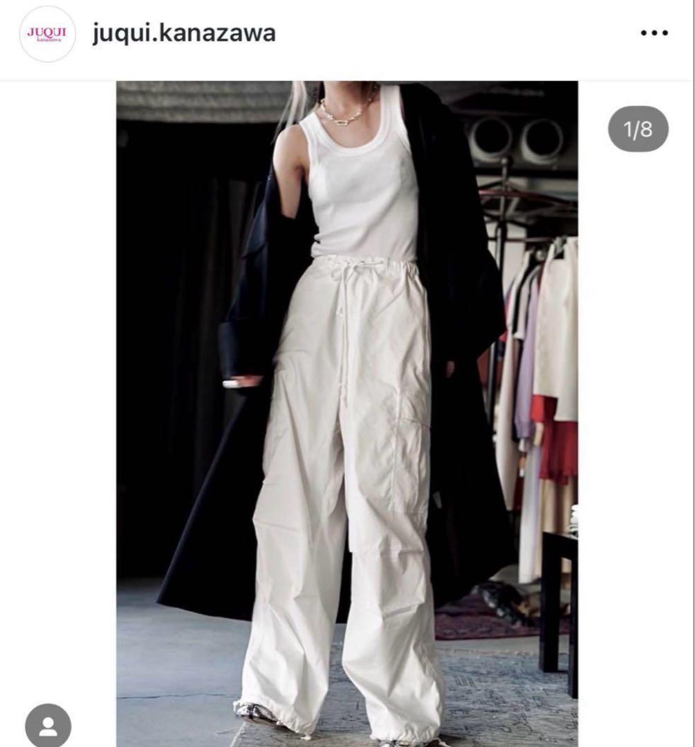 定価6万円弱　HYKE TYPE M-51 SHELL PANTS ホワイト N／C TYPE M－51 SHELL PANTS 13305 | HYKE