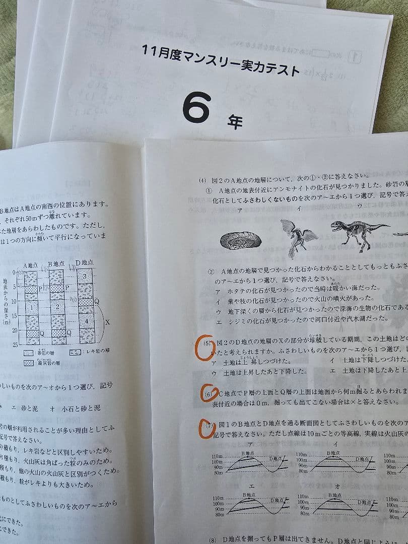 最新/原本/成績データ付】SAPIX 6年生 組分け確認復習マンスリー 16回