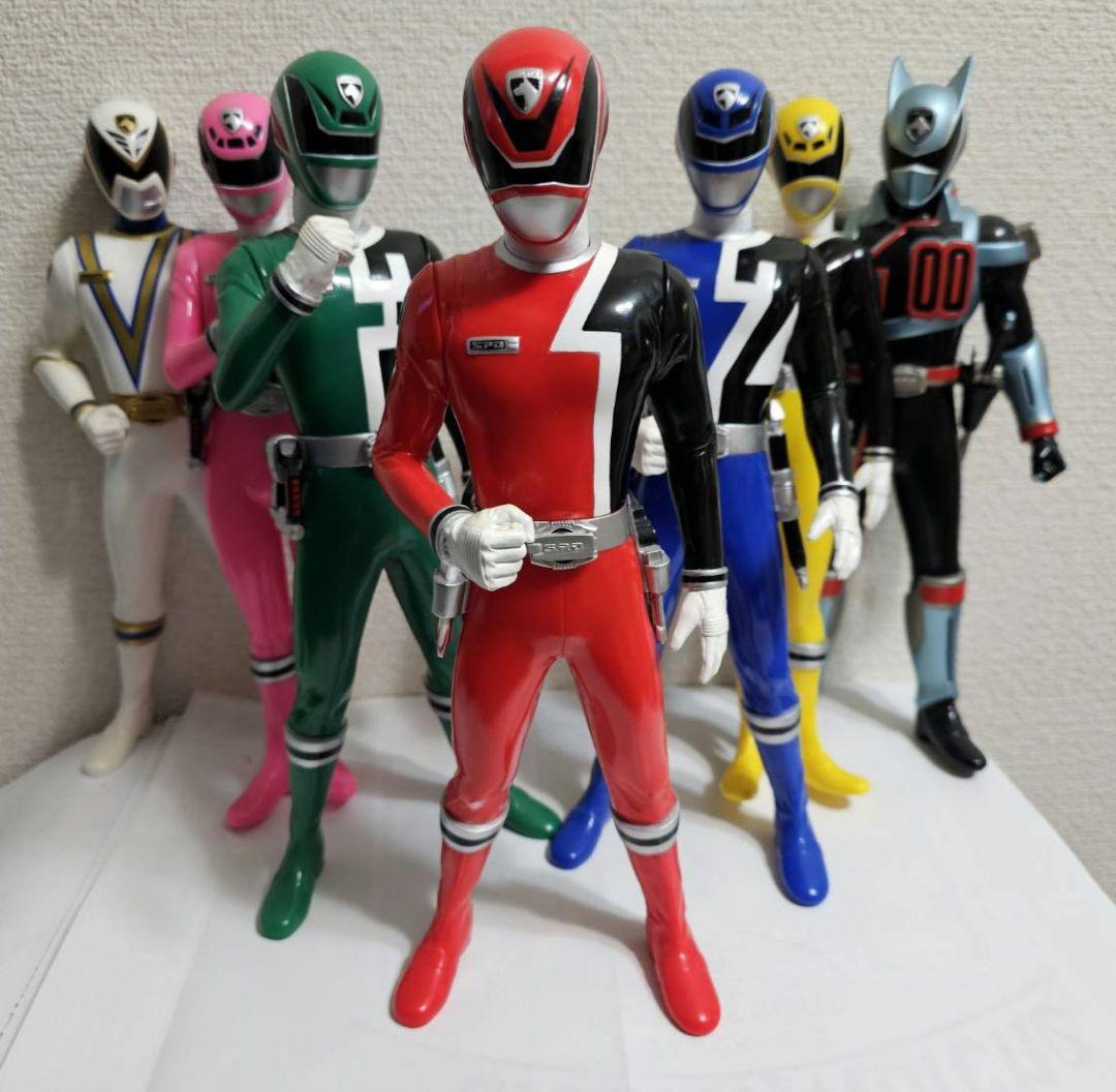 特捜戦隊デカレンジャー ビッグサイズソフビ(7種セット) - メルカリ