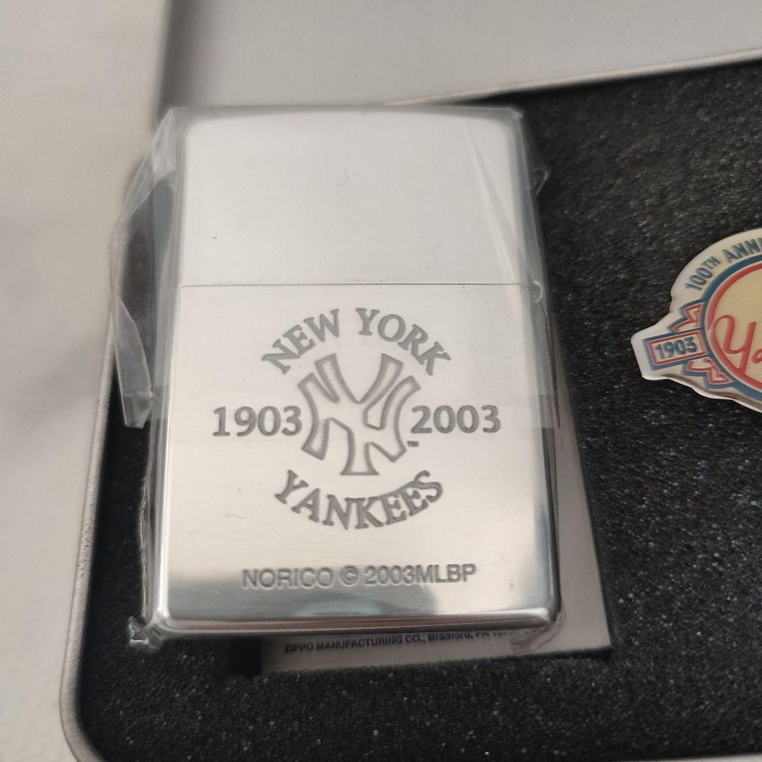 超希少】ニューヨークヤンキース 100周年 限定ジッポ シリアル番号有り