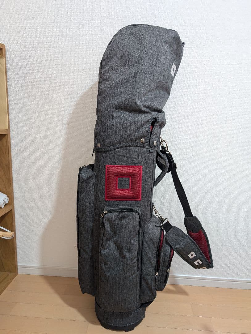 onoff キャディバッグ グレー/レッド ONOFF（オノフ） ONOFF CADDIE BAG OB1225 / オノフ 軽量キャディ