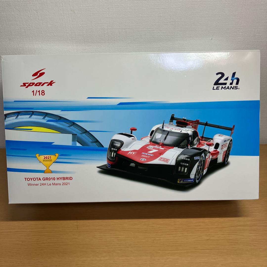 spark 1/18 TOYOTA GR010 HYBRID 【18LM21】 Spark 1:18 Die Cast Model Toyota Gr010 Hybrid Le Mans 2021
