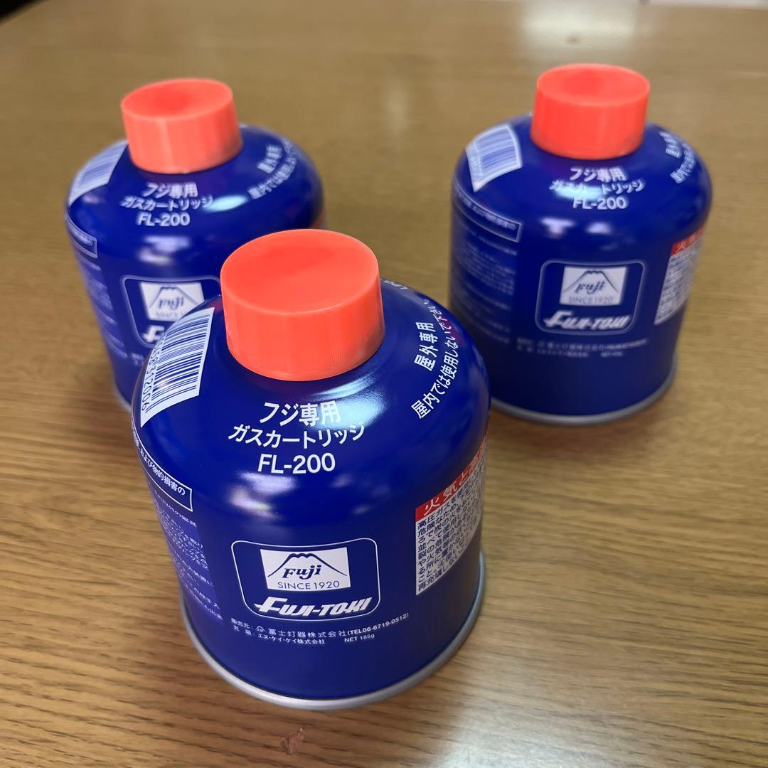 フジ専用ガスカートリッジ FL-200 3本(新品未使用) - メルカリ