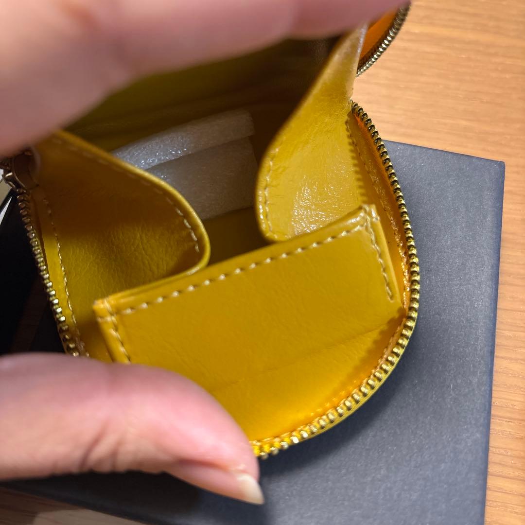 皇居】コインケース 小銭入れ 財布 黄色 - メルカリ