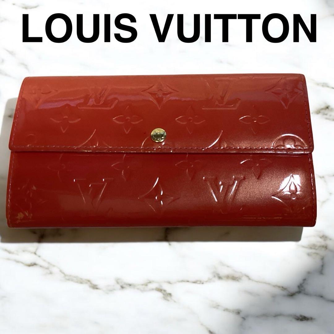 LOUIS VUITTON】 ヴェルニ長財布【レッド】
