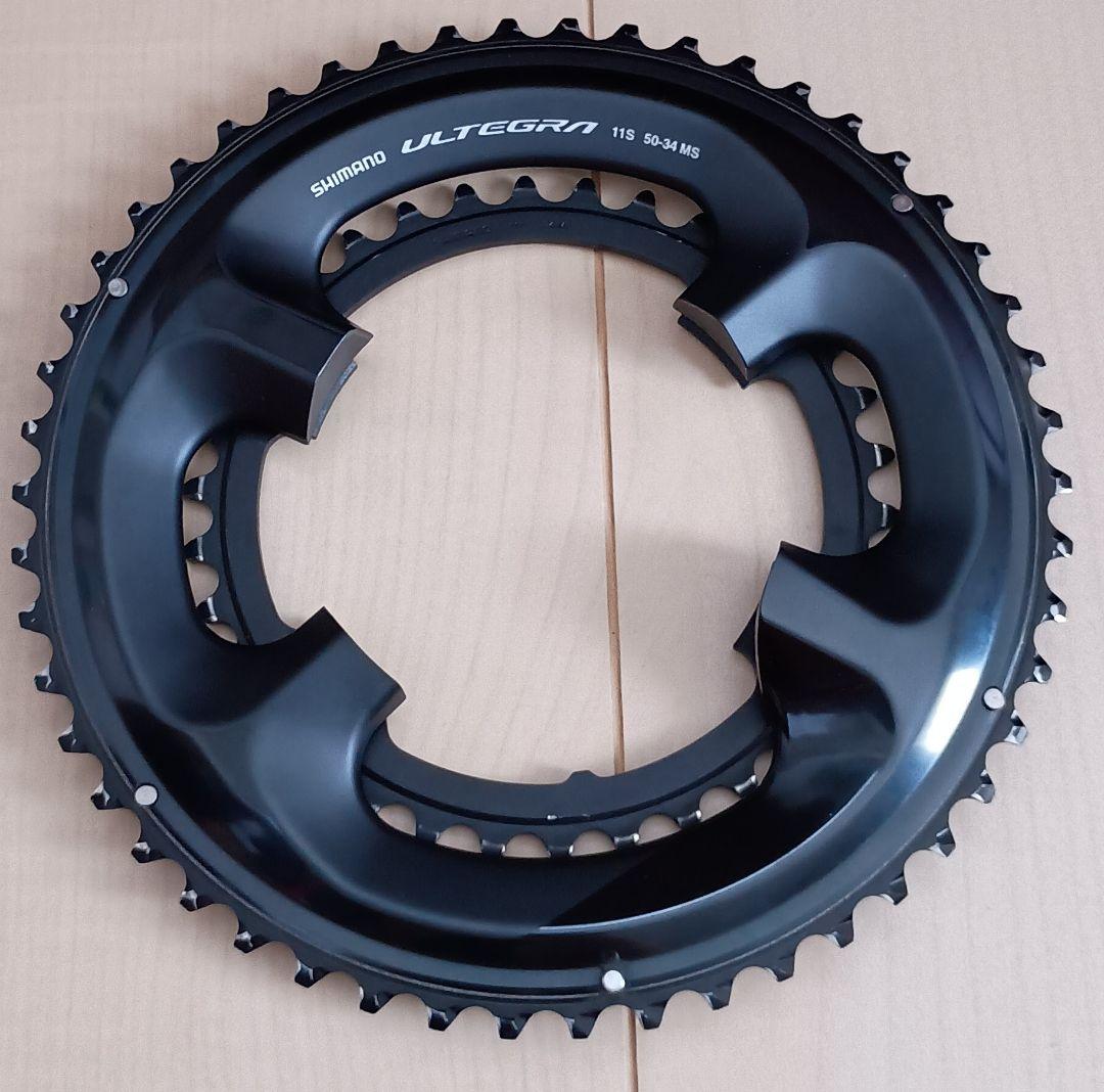 美品 シマノ　R8000アルテグラ 50-34 11S チェーンリング シマノ) FC-R8000 ULTEGRAチェーンリング アウター50T 11速用 | キタ