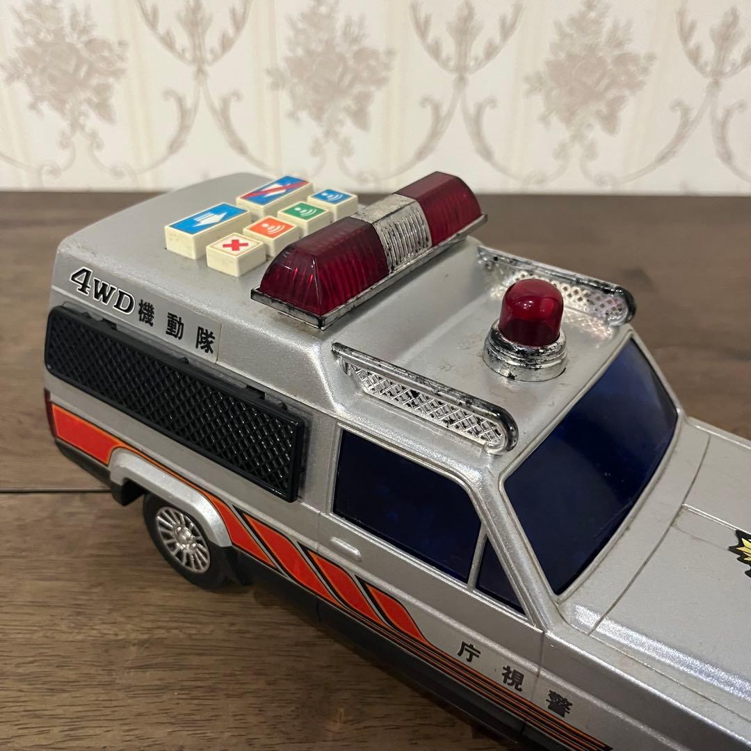 アンティーク】昭和レトロ アルプス商事 警視庁機動隊4WD 3サイレン