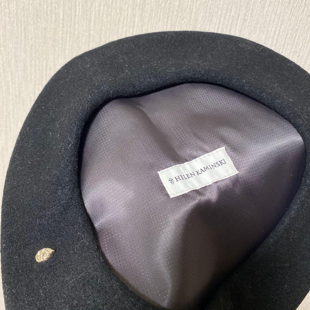HELEN KAMINSKI ブラック ベレー帽