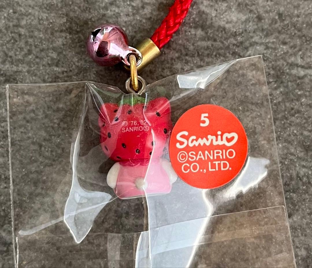 ハローキティ いちごストラップ ご当地キティ 栃木限定 いちごキティ