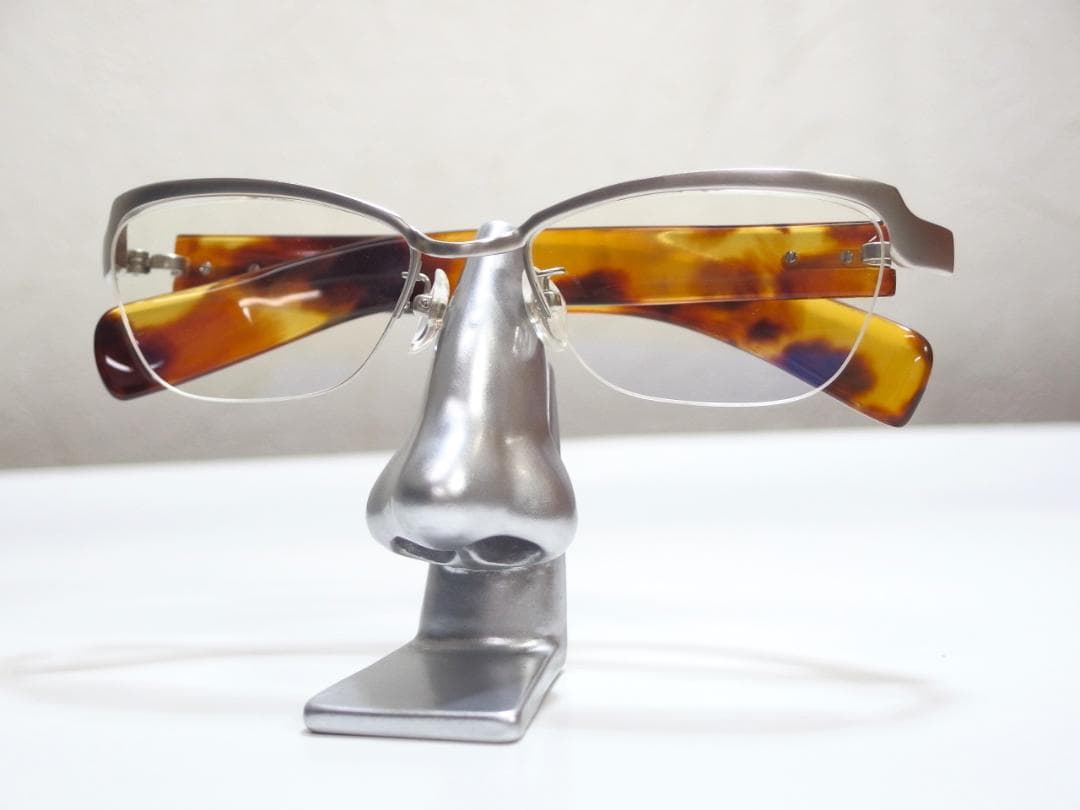 値引交渉歓迎】【999.9☆所さん愛用】フォーナインズ本鼈甲眼鏡2166