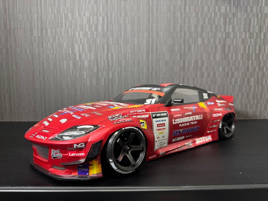 YOKOMO PANDEM RZ34 ボディのみ SHIBATA Yokomo 1/10 Pandem Nissan Fairlady Z RZ34 Drift Body w/Light