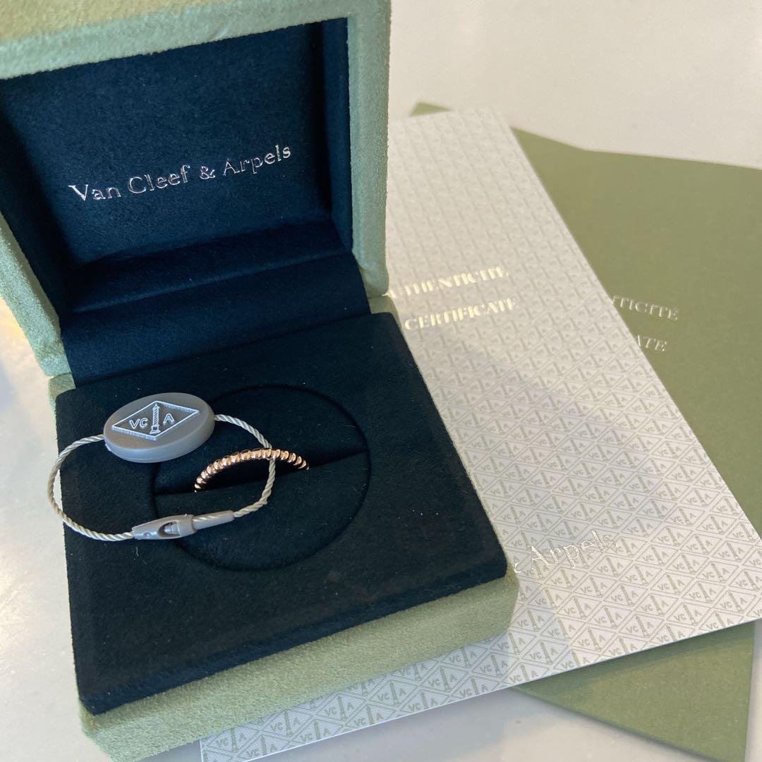 VanCleef & Arpels ペルレ スモール ローズゴールド 51 Van Cleef & Arpels ペルレ スモール リング 51 ピンクゴールド