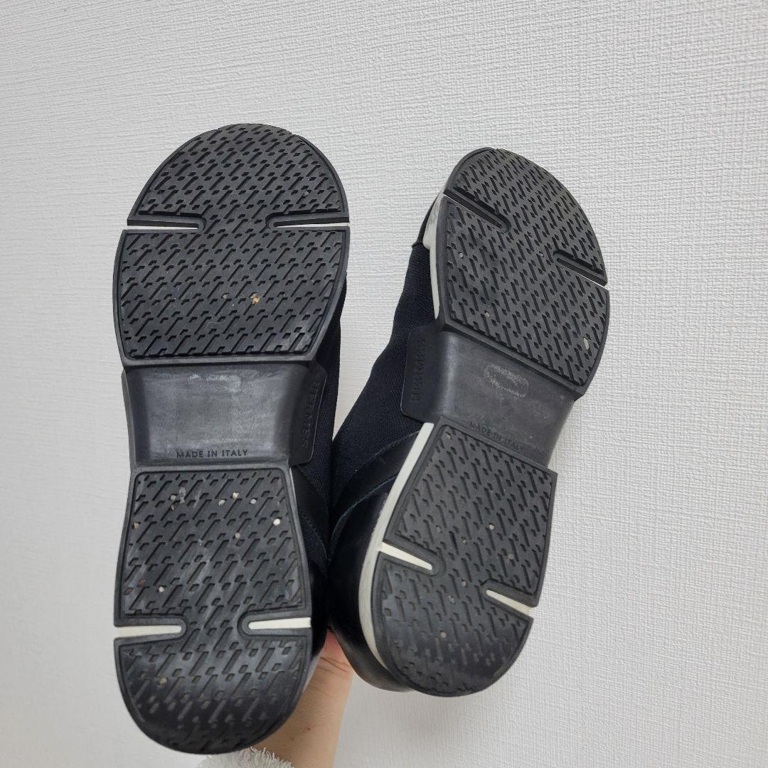 HERMES Hマークソックススニーカー36 使用感・難あり エルメス - メルカリ