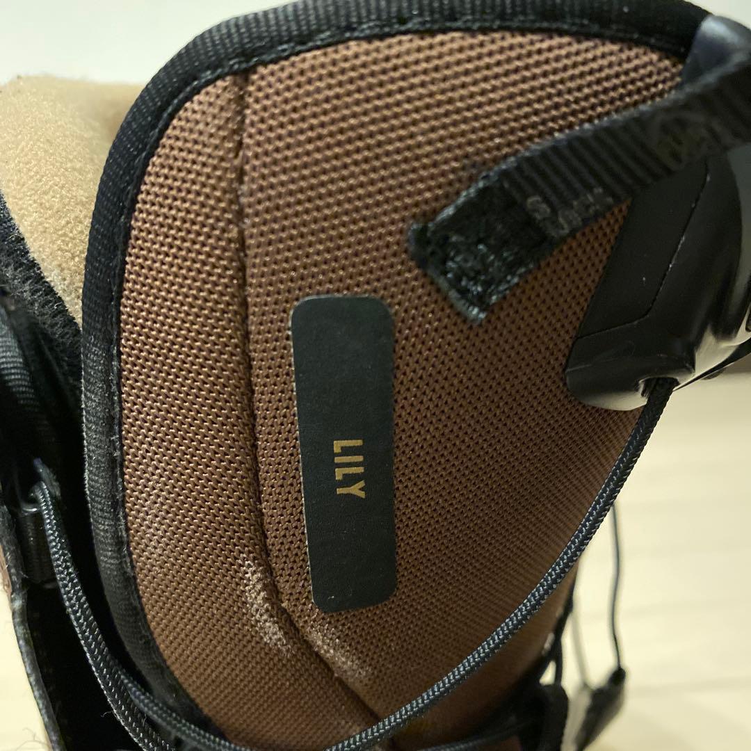 【美品_即日発送】 SALOMON スノボブーツ　LILY QL 23.5cm