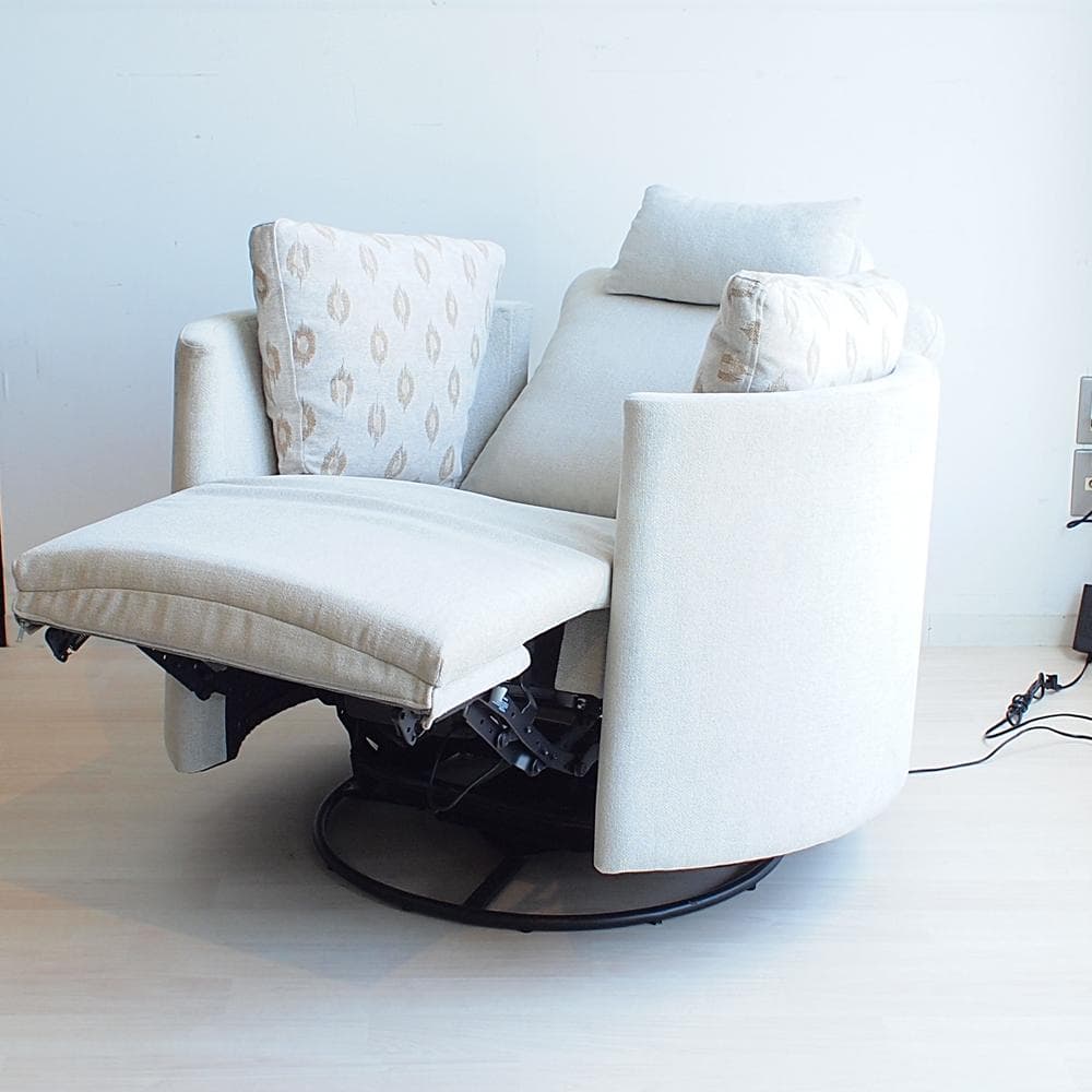 Fama 電動リクライニング付き ロッキングチェア 楽天市場】電動リクライニングチェア 1人用 揺れる 電動 回転 電動