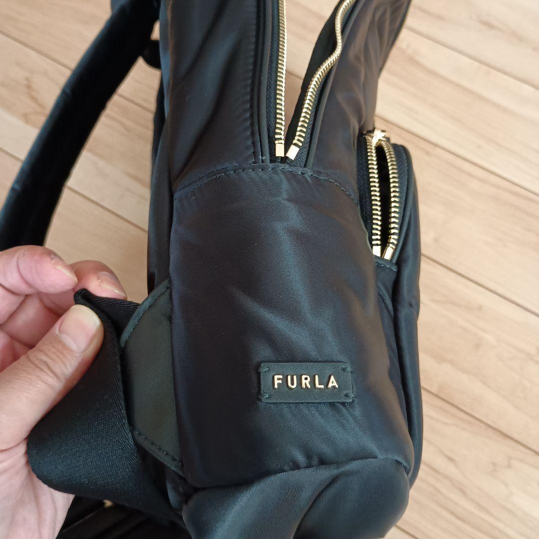 ただのポムポムさま専用【プロフ必読】FURLA ブラック リュック 保存袋付き