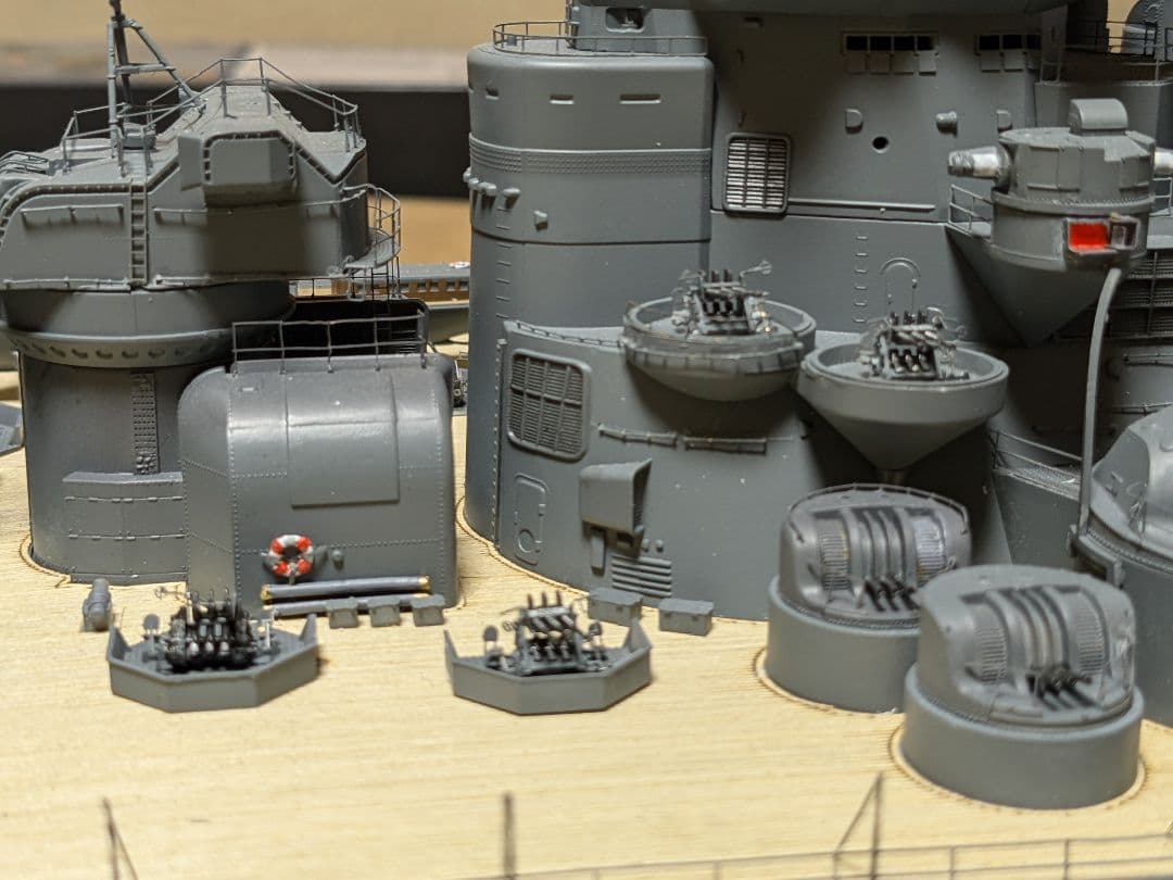 戦艦大和モノクローム1/200 完成品 アクリルケース付き - メルカリ