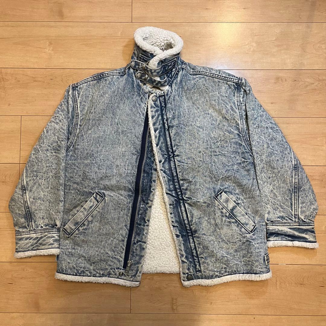 80s Levi's B-3タイプ デニム ボア ジャケット リーバイス - メルカリ