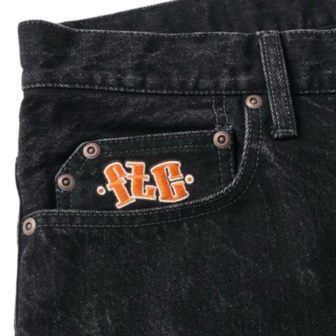 FTC / EMB ブラックデニムパンツ 25ss 人気 即完売 バギーパンツ