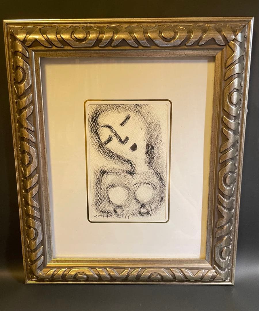 木炭画　/ 神山(加藤)梅子 作 木炭画 / 神山(加藤)梅子 2024 作