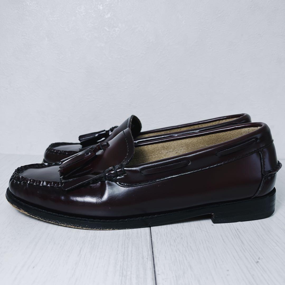 【美品】✨G.H.BASS 24㎝ タッセルローファー WINE 現行