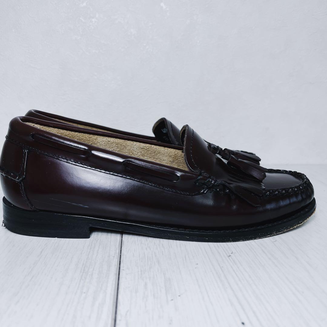 【美品】✨G.H.BASS 24㎝ タッセルローファー WINE 現行