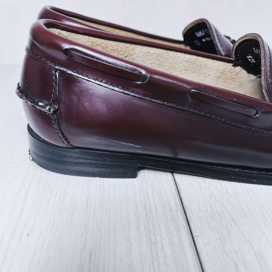 【美品】✨G.H.BASS 24㎝ タッセルローファー WINE 現行