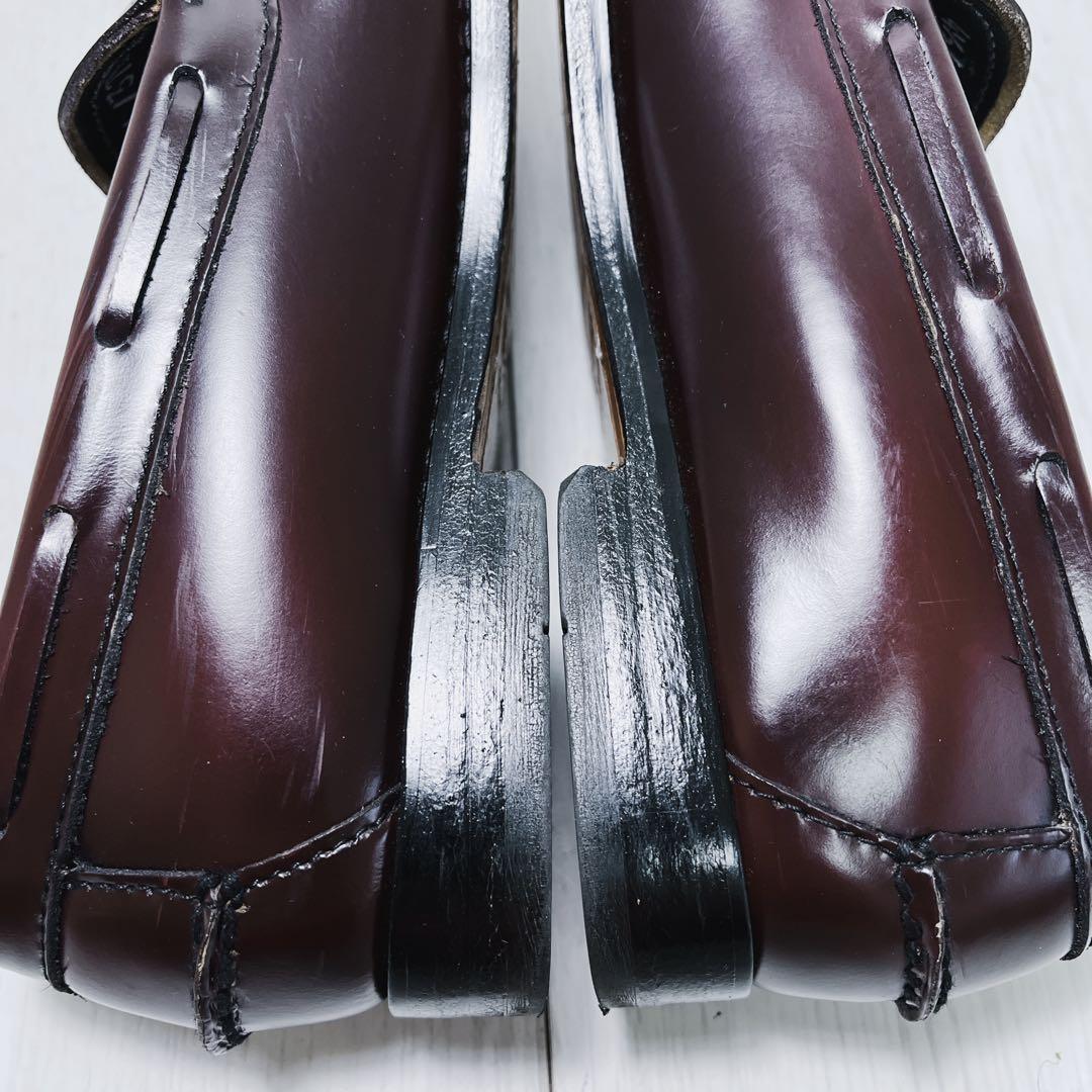 【美品】✨G.H.BASS 24㎝ タッセルローファー WINE 現行