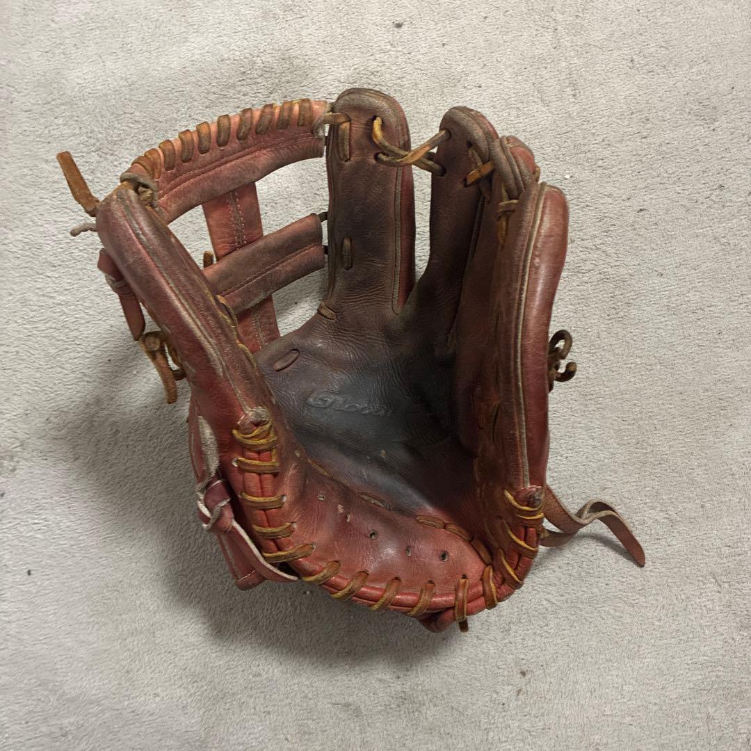 赤いレザー硬式野球グローブ | 激安通販のイーサプライ