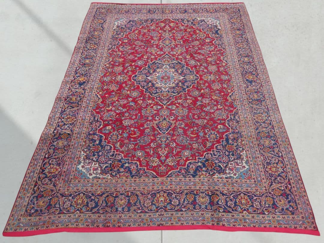 大判　ペルシャ絨毯　410×296cm　イラン産　手織り 楽天市場】ペルシャ絨毯 【本物イラン産】 ペルシャ絨毯 ケルマン産