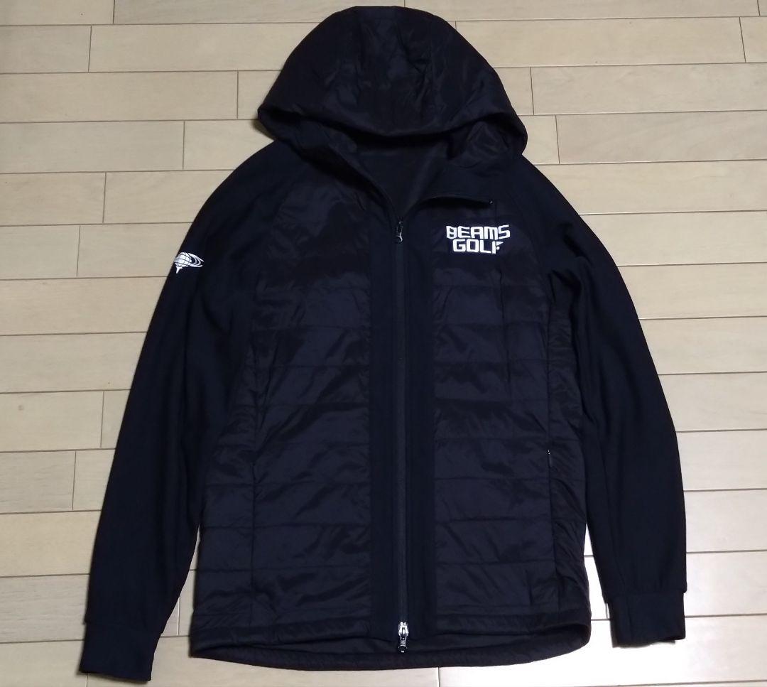 極美品■BEAMS GOLF ビームスゴルフ ハイブリッド 切替ジャケット■Ｌ 極美品□BEAMS GOLF ビームスゴルフ ハイブリッド 切替ジャケット□L
