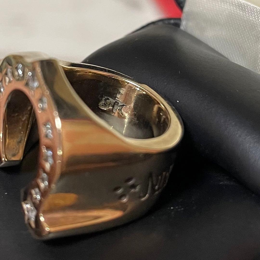 キムタク 私物 テンダーロイン ホースシューリング ゴールド ダイヤ入