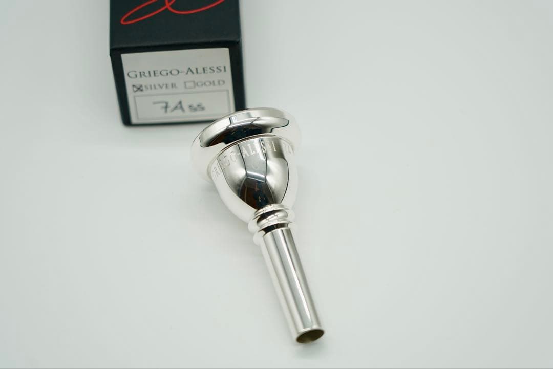 【専用出品】GRIEGO-Alessi 7ASS アルトトロンボーンマウスピース Griego｜トロンボーン太管マウスピース