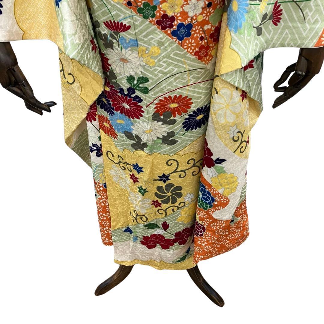 ≪早い者勝ち≫【美品】 振袖セット 成人式 正絹 古典柄 白 S*171