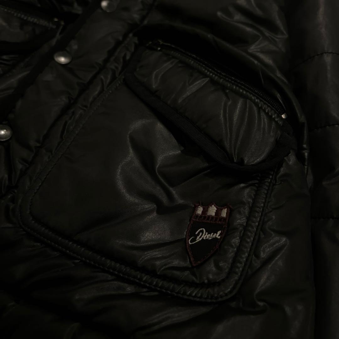 00's Diesel フード ジャケット opium ダークコア y2k