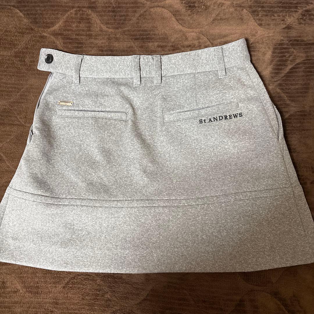ST ANDREWS グレー プリーツスカート Mサイズ - メルカリ
