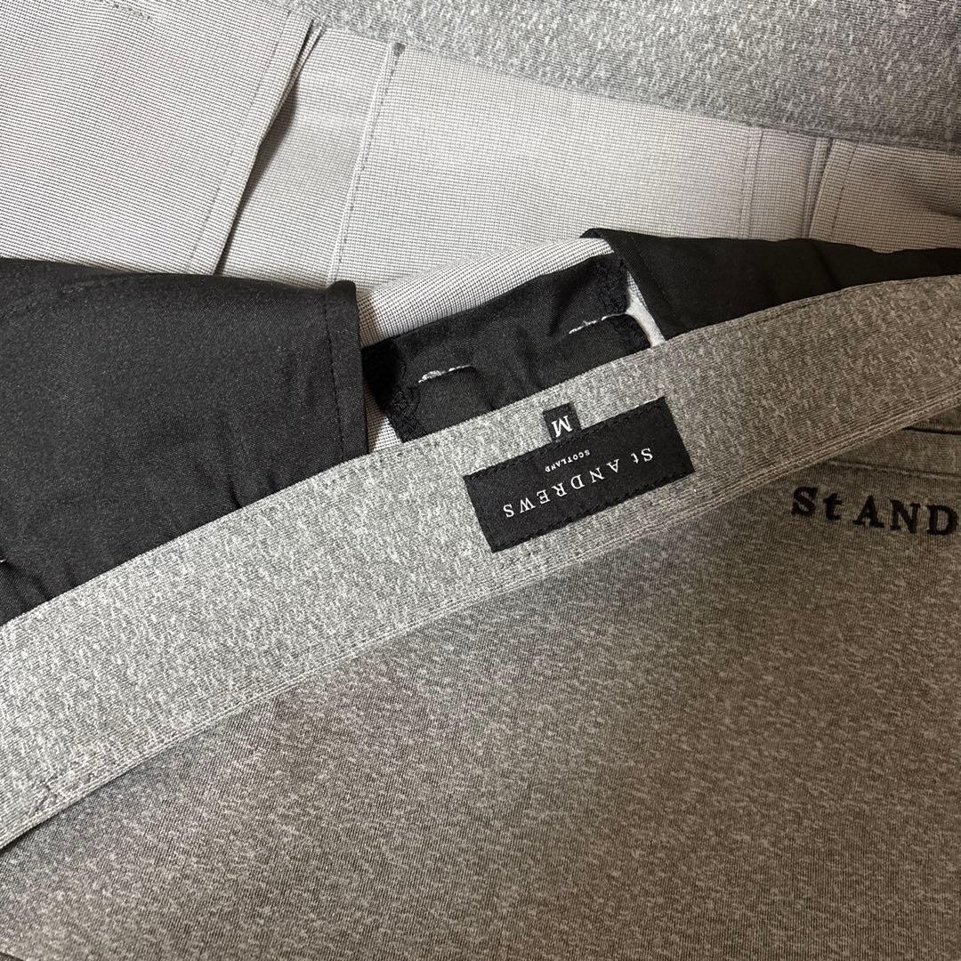 ST ANDREWS グレー プリーツスカート Mサイズ - メルカリ