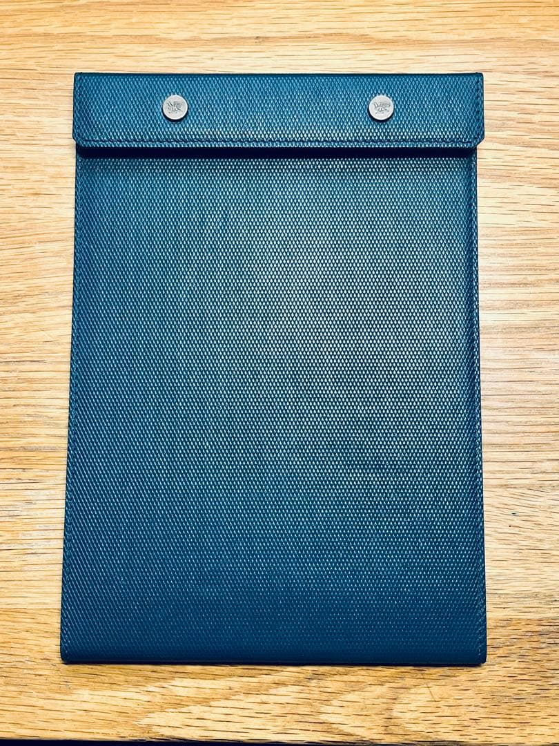 POSTALCO】オールレザースナップパッド A5 ネイビー（リフィル付き