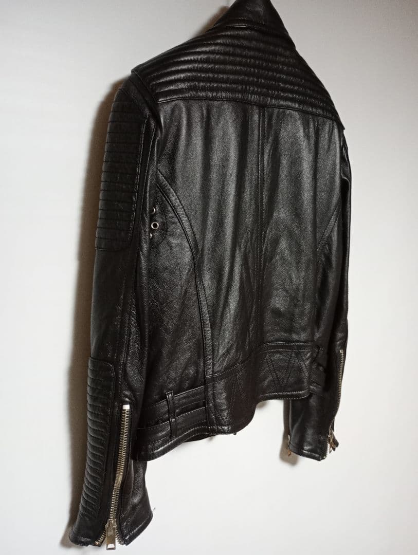 バーバリープローサム型 レザー ライダース スタッドオム STUDHOMME