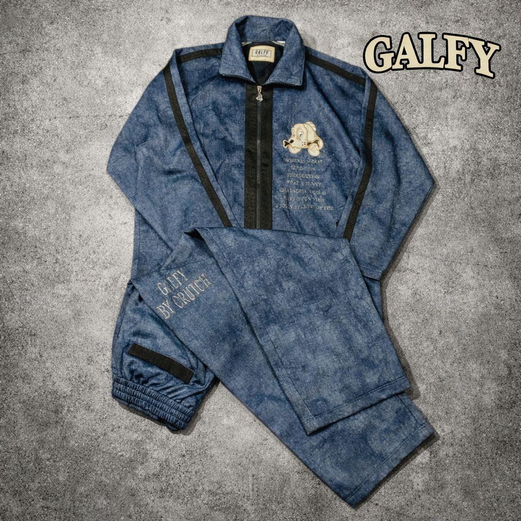 GALFY 犬刺繍 ジャージ セットアップ Y2K 平成 GALFY 犬刺繍 ジャージ セットアップ Y2K 平成 GALFY ガルフィ 二代目