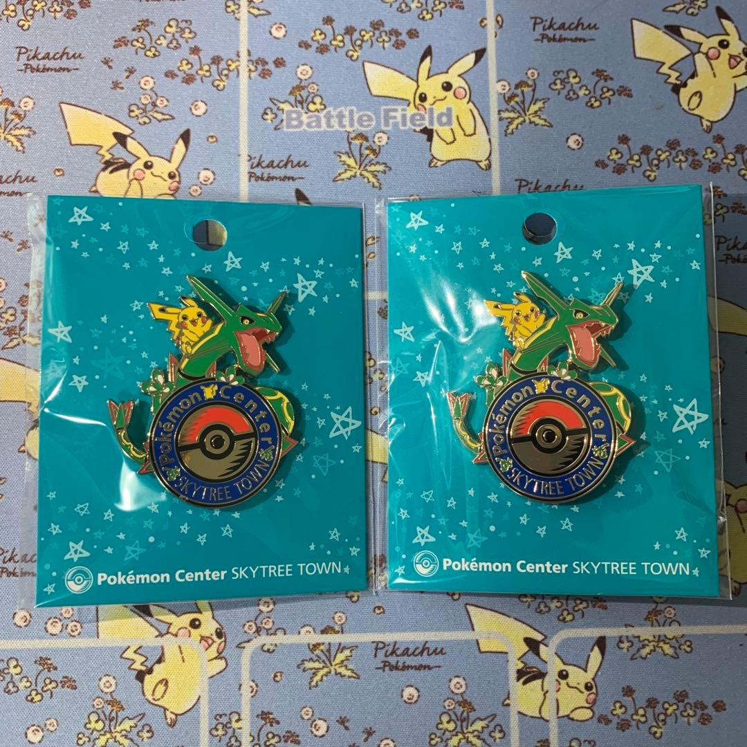 ポケモンセンタースカイツリータウン ロゴピンズ 2個セット - メルカリ